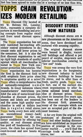 Topps - 1962 Article
